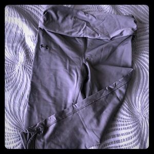 Grey Capri Under Armour Leggings